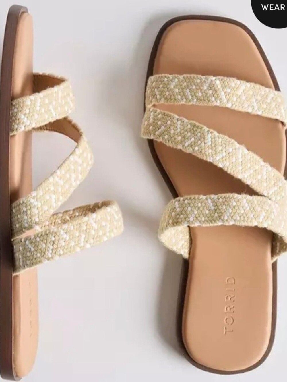 NEW Torrid Triple Band Slide Size 13 WW